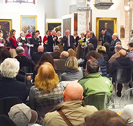 corta inaugurazione bellomo mostra torri gemelle