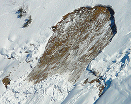 corta slavina distacco neve