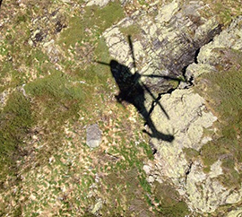 corta elicottero soccorso alto