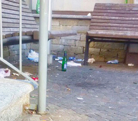 corta bottiglia panca