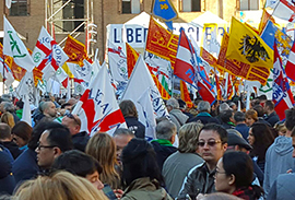 corta lega bandiere bologna