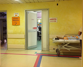 corta ospedale barella