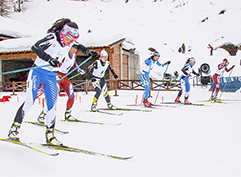 corta sci fondo partenza