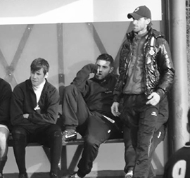 corta pratini panchina