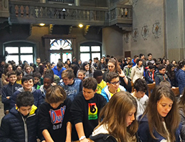 corta messa rosmini madonna neve