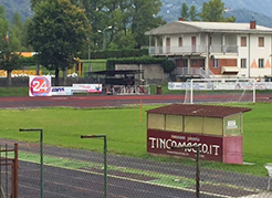 corta stadio striscione curotti