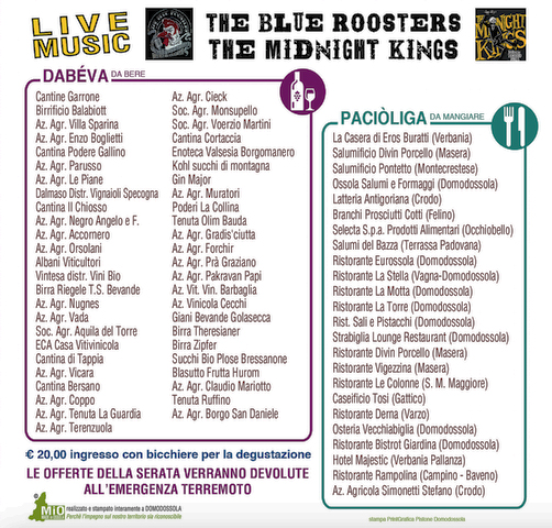 tastem 16 partecipanti