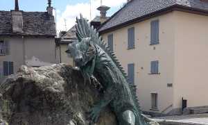 basilisco a Malesco frontale