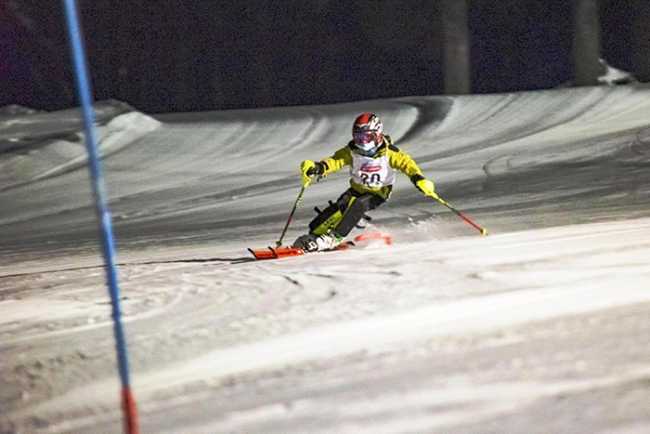 notte sci sciatore 3