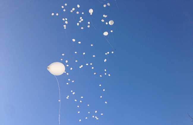 palloncini bianchi